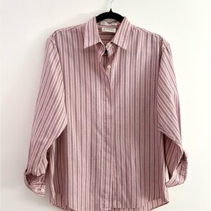 Tabi Pink Striped Button-Down Shirt